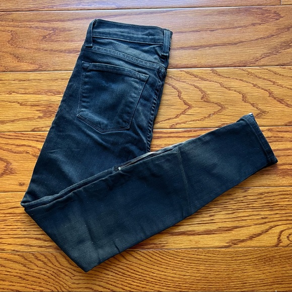 J Brand Black Side Zip Skinny Jeans - Picture 3 of 4